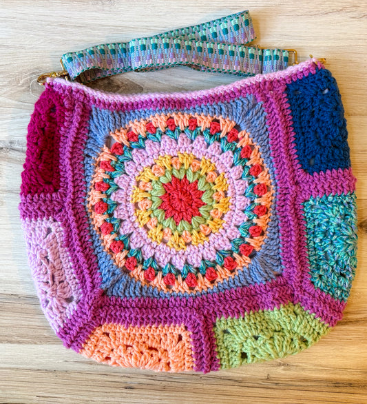 Hot Granny Hobo Bag - Berry Punch
