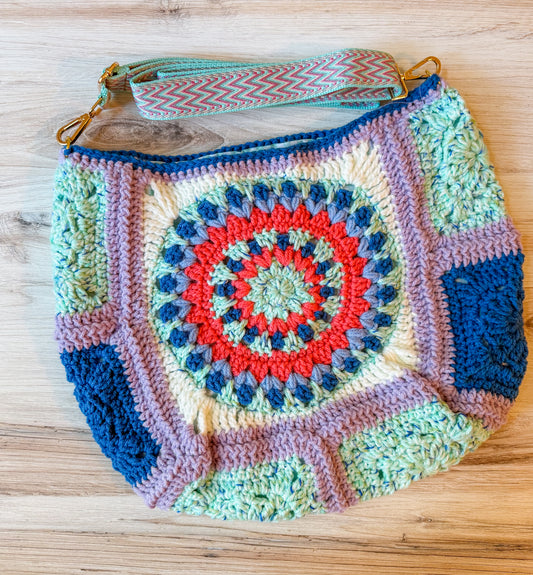 Hot Granny Hobo Bag - Picnic Basket