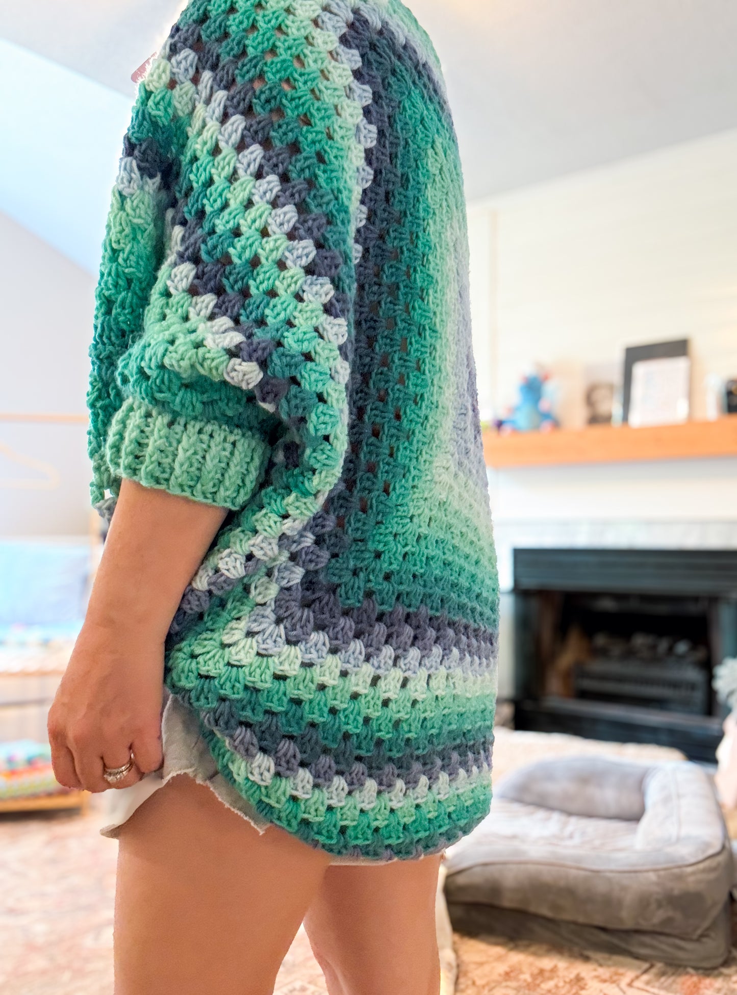 Cozy Cocoon Granny Cardi